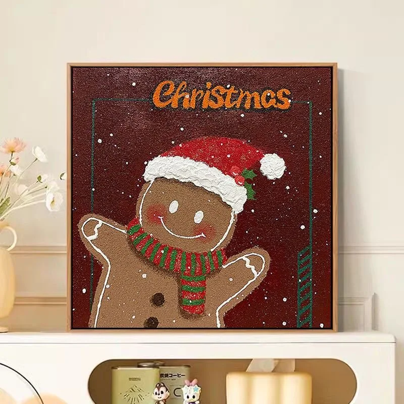 

A-0420 Santa Portrait Oil Canvas