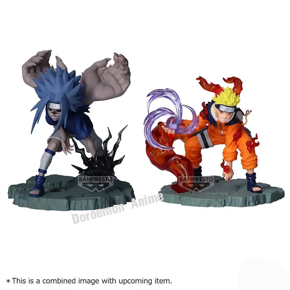 Auf Lager Original Bandai Banpresto Unvergesslicher Saga Naruto Uchiha Sasuke Vs. Uzumaki Naruto Anime Comic Classic Figuren Mdoel Toys