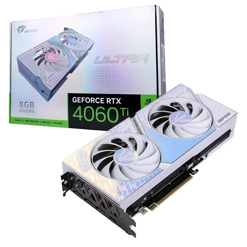 New Arrival COLORFUL iGame GeForce RTX 4060 Ti Ultra W DUO OC 8GB  For Desktop 4060ti GPU