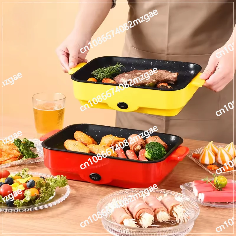 Electric Frying Pan Barbecue Fried Steak Omelette Frying Pan Non-stick Electric Grill