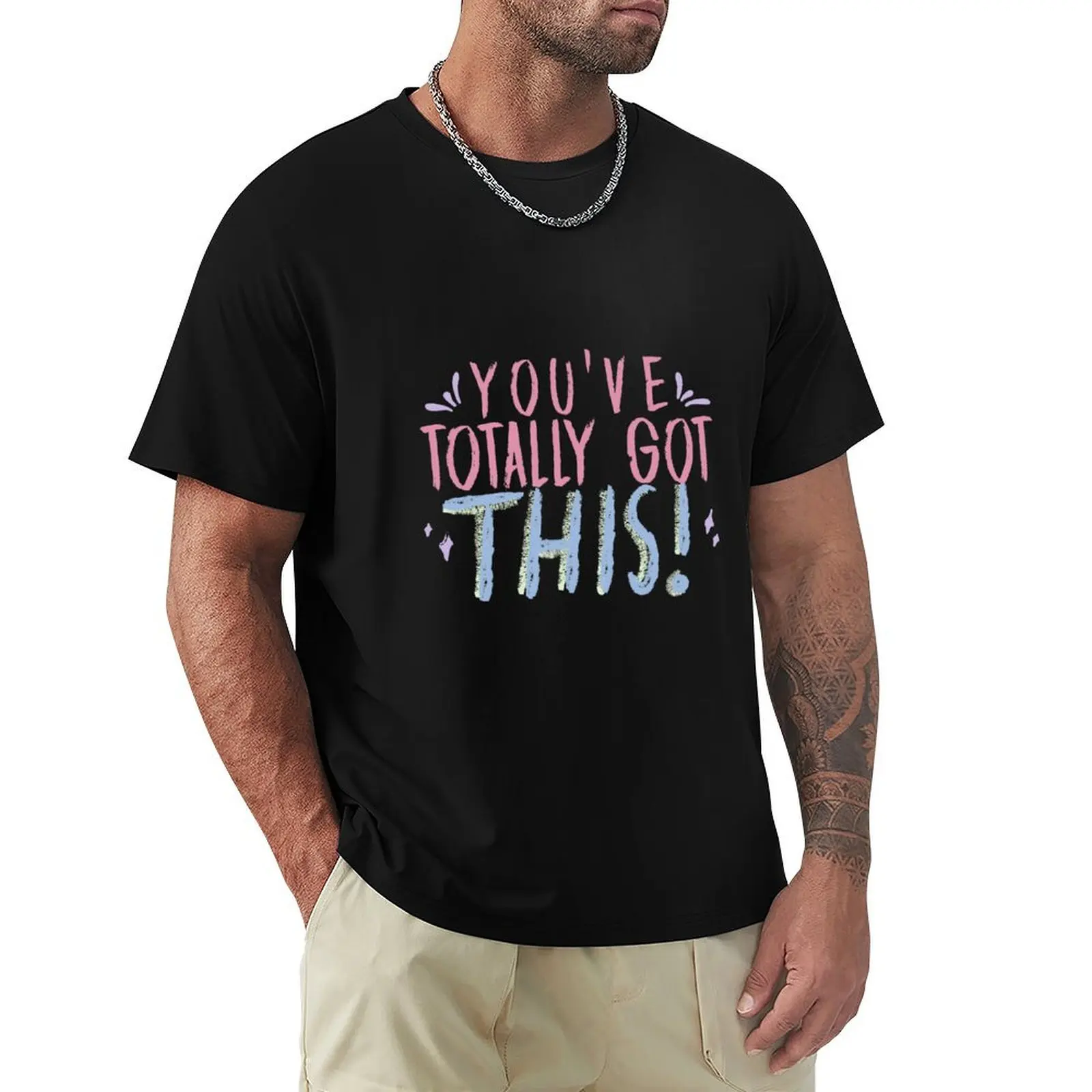 

You've totally got this T-Shirt boys animal print custom t-shirts oversized cotton man t-shirts heavyweight t shirts for men