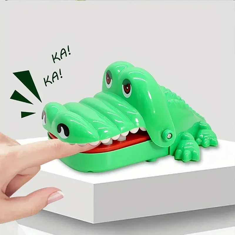 

Crocodile Teeth Toys Crocodile Bites Fingers Reaction Training Novelty Children's &*Lucky Game Trick Decompression Toy