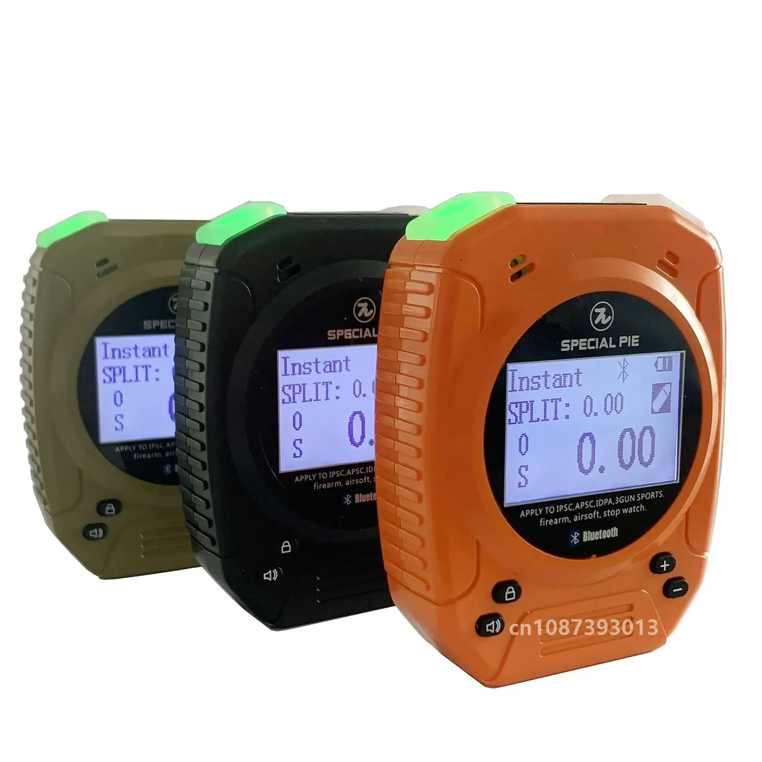 Shot Timers Shooting Time for Competition Electronics M1A2-F Shot Timer Black Sand Orange For Firearm IPSC IDPA Shooting Range