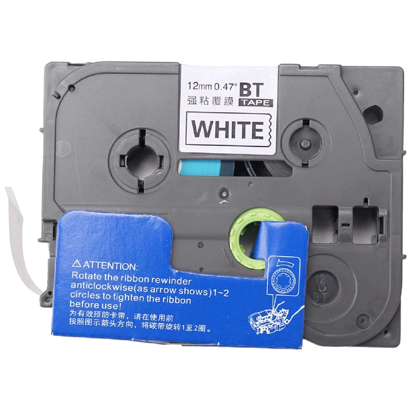 18PCS 12Mm Tze131 Tze231 Tze431 Tze531 Tze631 Tze731 Lableing Tapes For Brother P-Press PT-D210 PT-H110 PT-D600 Printers