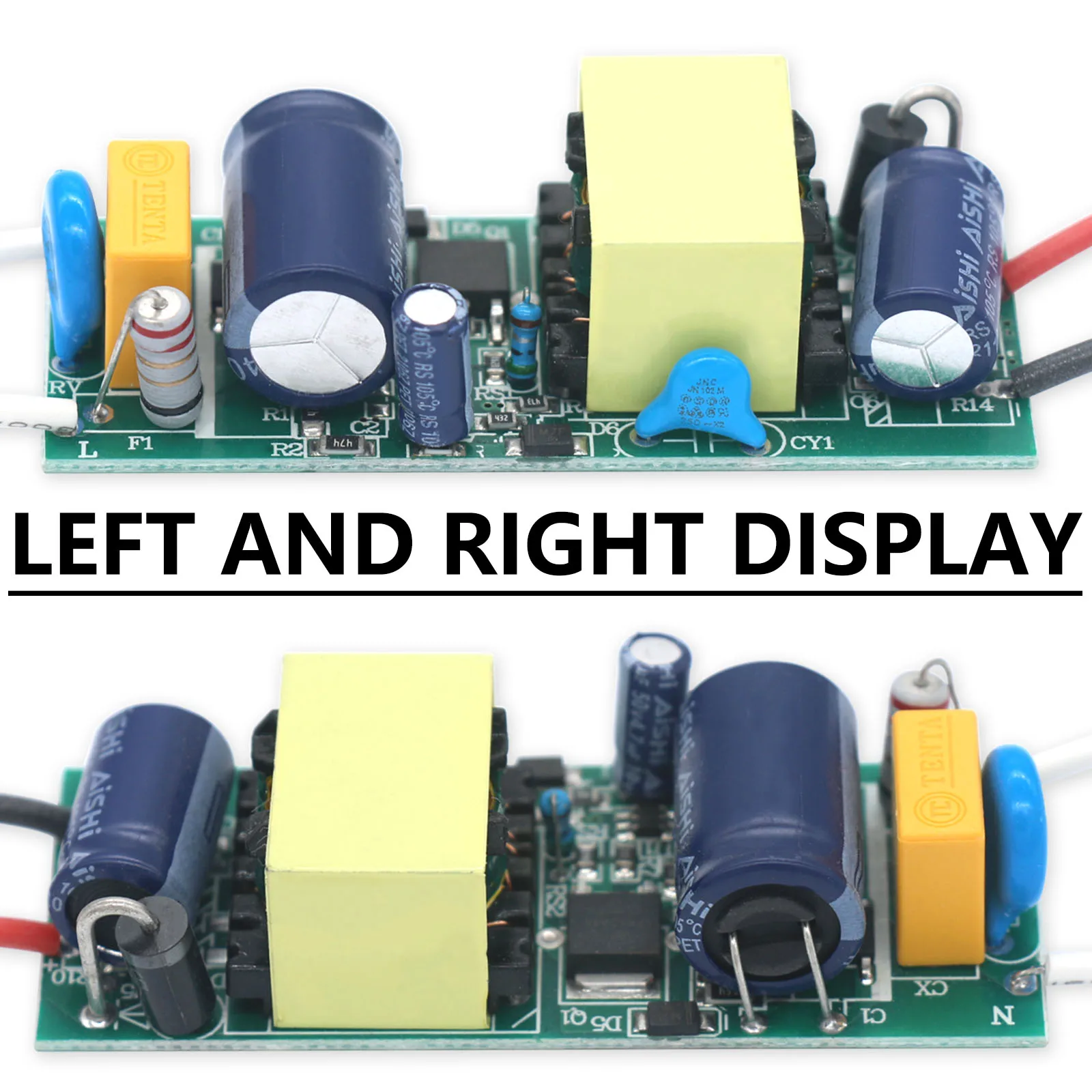 LED Driver (12-18)x3W DC36-65V Power Unit Supply AC90V-265V Constant Current Lighting Output 500mA 600mA Transforme for LED Bulb