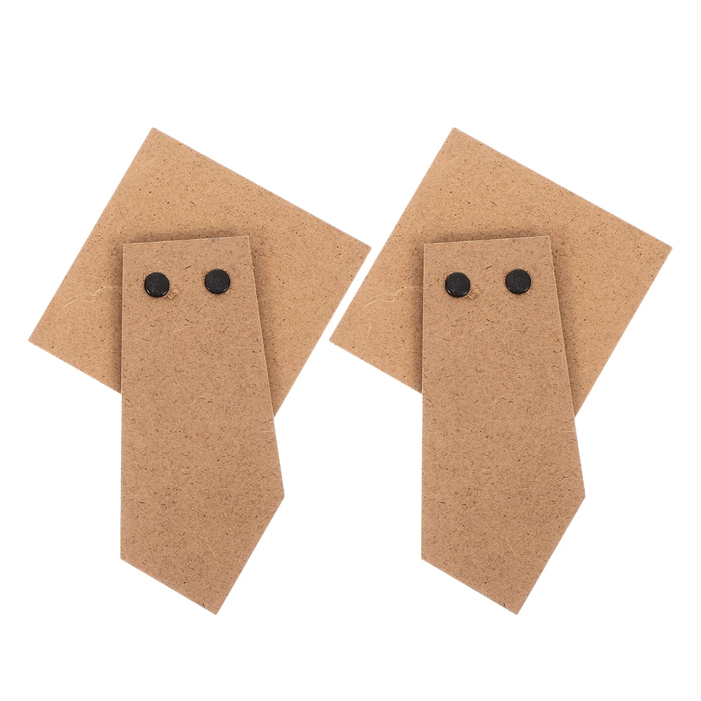 

2 Pcs Easel Back Self-adhesive Black for Picture Frame Cardboard Wood Panel Stand Photo Display Artwork Home Office Decor