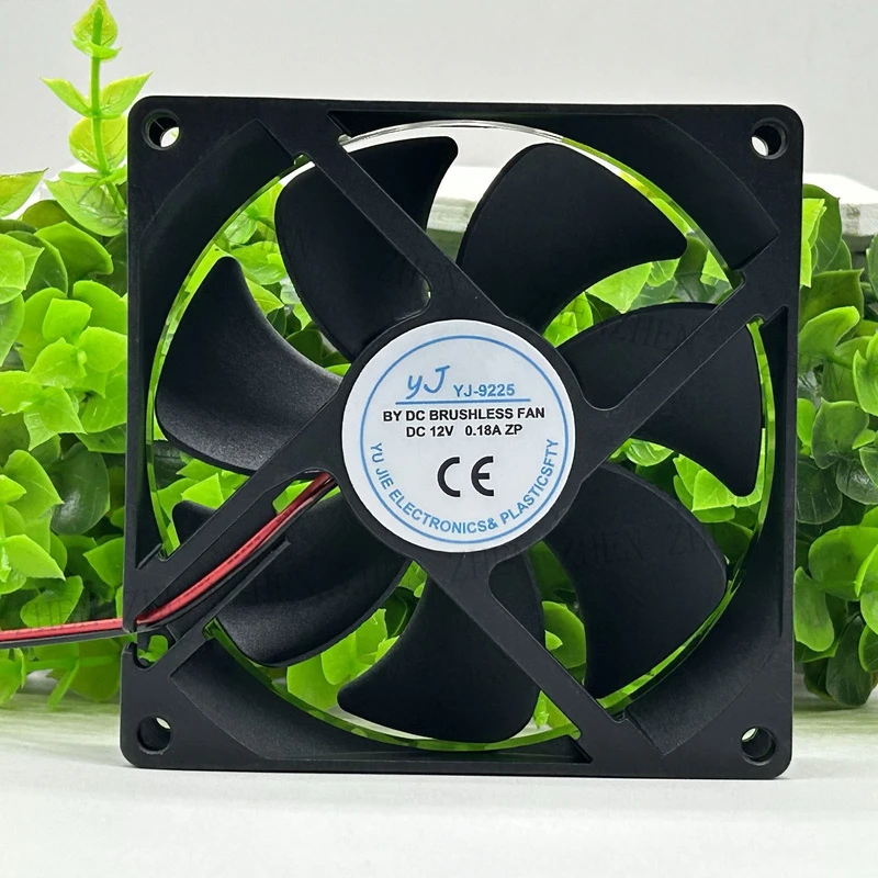 

S New for YJ-9225 DC12V 0.18A 2-Wire Cooling Fan#QW