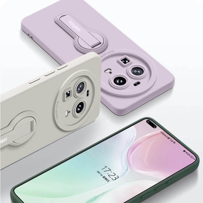 حالات الهاتف ل ممن لهم البحث oppofind X5 X6 X7 X3 5G برو رينو 9 8 7 6 5 4 غطاء سيليكون مقاوم للصدمات مع حامل كوكه فوندا