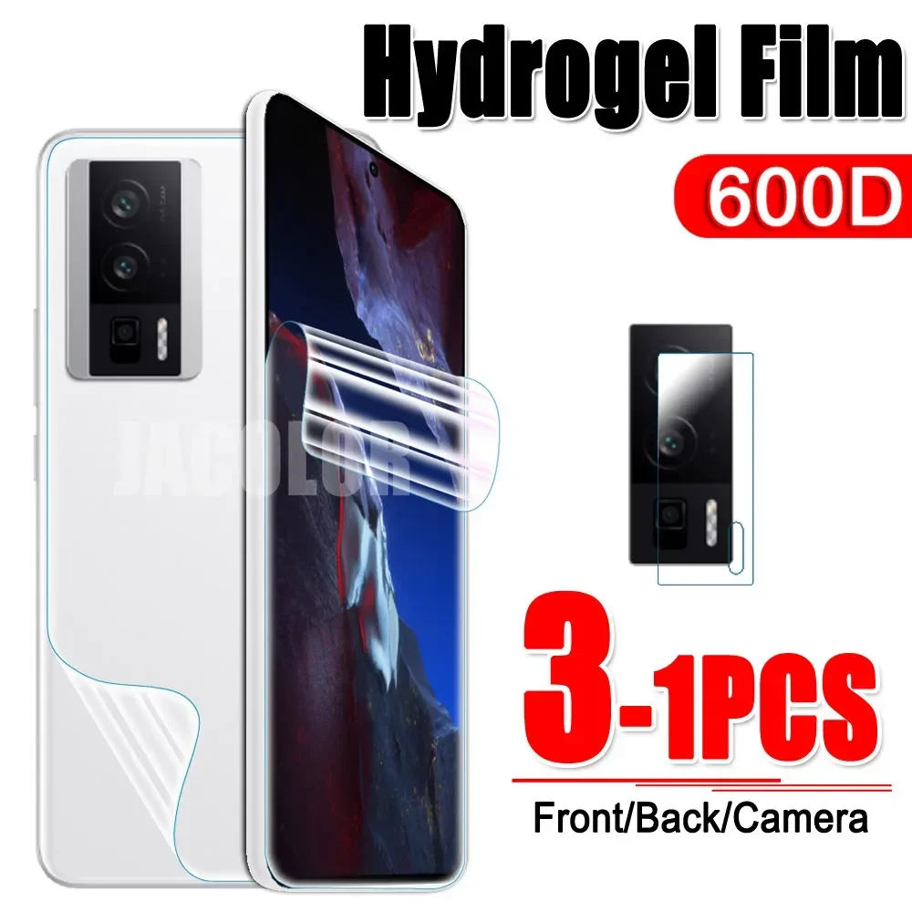 1-3PCS Hydrogel Film For Xiaomi Poco C65 C40 F5 Pro F 5 C 65 Camera Lens Back Protetor For Xiaomi Poco C65 C40 Xioami XiaomyPoca