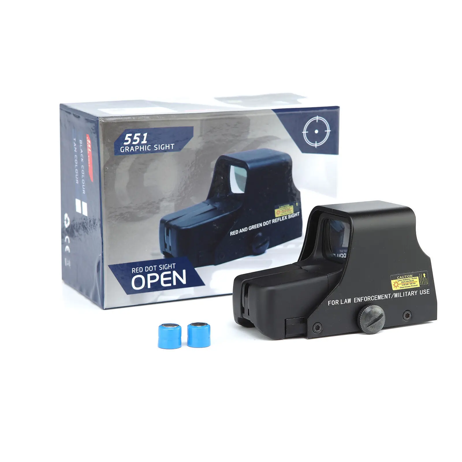 

Голографический прицел ANS Red Green Dot 551 тактический для страйкбола, черный