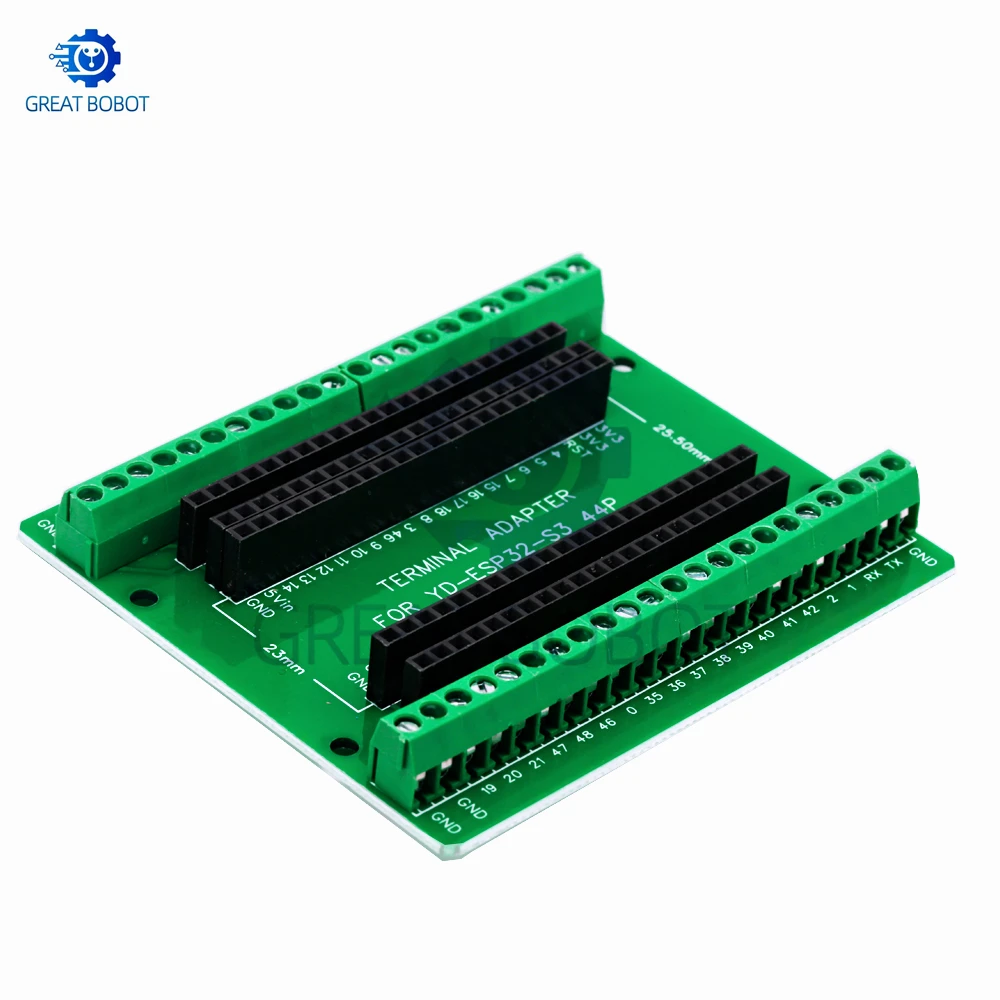 لوحة تطوير ESP32-S3 مع مجموعة محول توسيع، IPEX 2.4 جيجا هرتز واي فاي ووحدة بلوتوث، MCU ESP32-S3WROOM-1 N16R8