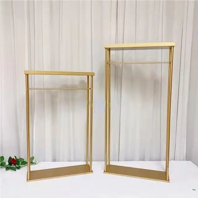 

10pcs Outdoor Lawn Wedding Party Supplies Table Centerpieces Courtyard Aisle Walkway Flower Display Stand Candle Holder Baptism