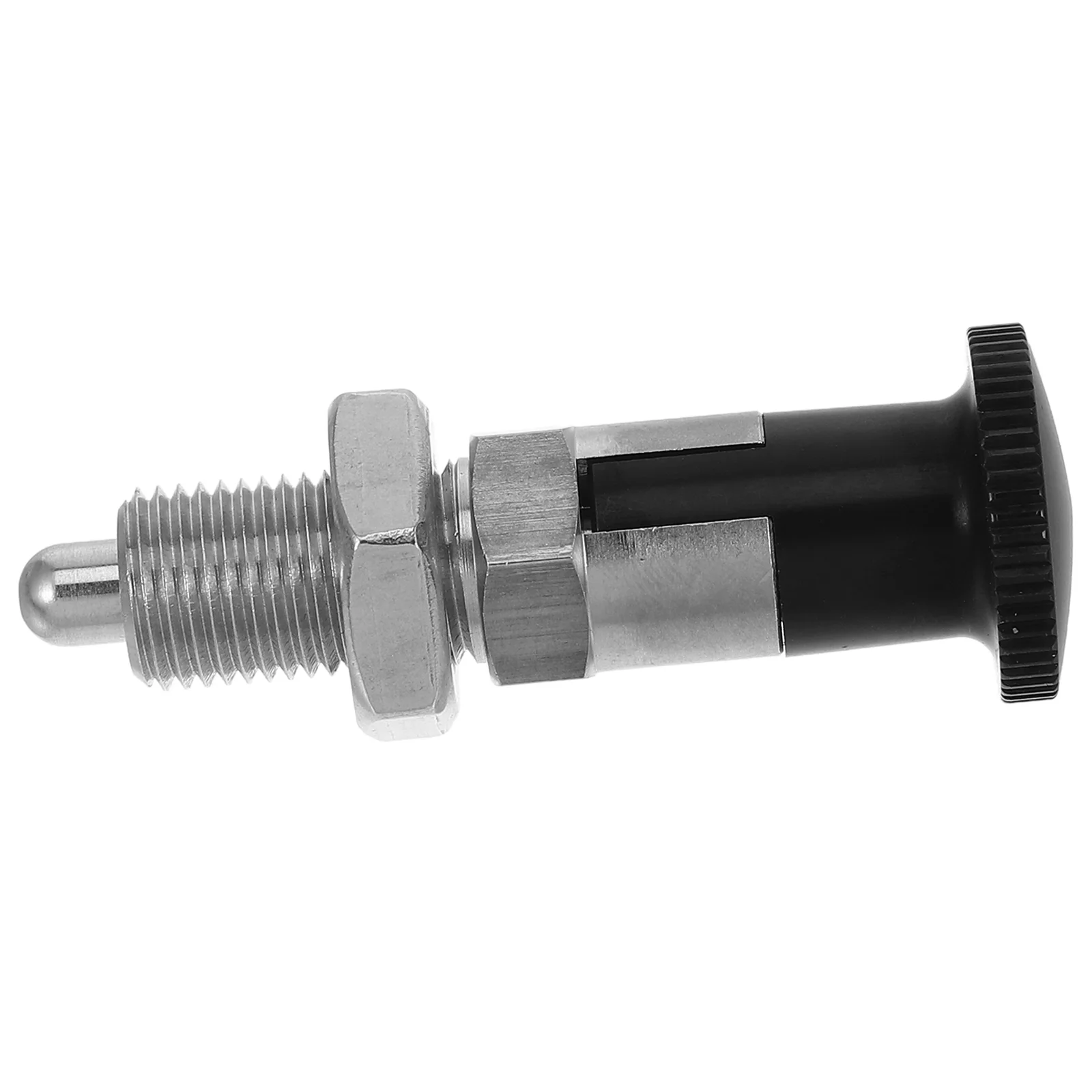 Spring Lock Pin Stainless Steel Plunger Self Locking Spring Indexing Telescopic Latch 304 Flange Type Precision Positioning Pin