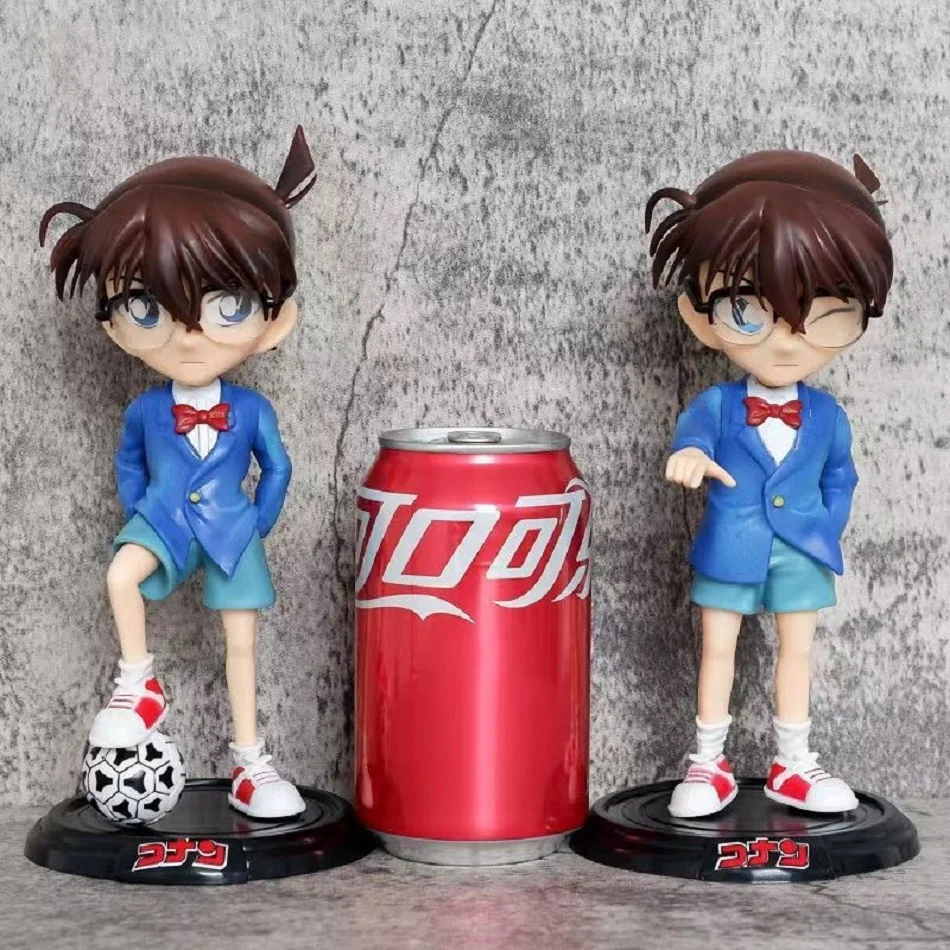 Figurka Anime Detektyw Conan 20 cm Conan Edogawa Kudou Shinichi Figurka Anime Gadżet PVC Model Zabawki dla Dzieci Lalki Prezenty