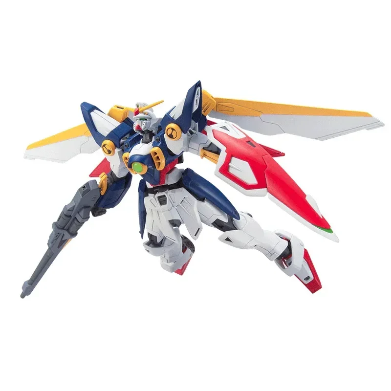 반다이 유니콘 건담 Ew 플라잉 윙 모델 키트 HG1/144 액션 피규어 Babatos Red Heretic 핸드 헬드 데스크탑 장식 장난감 선물