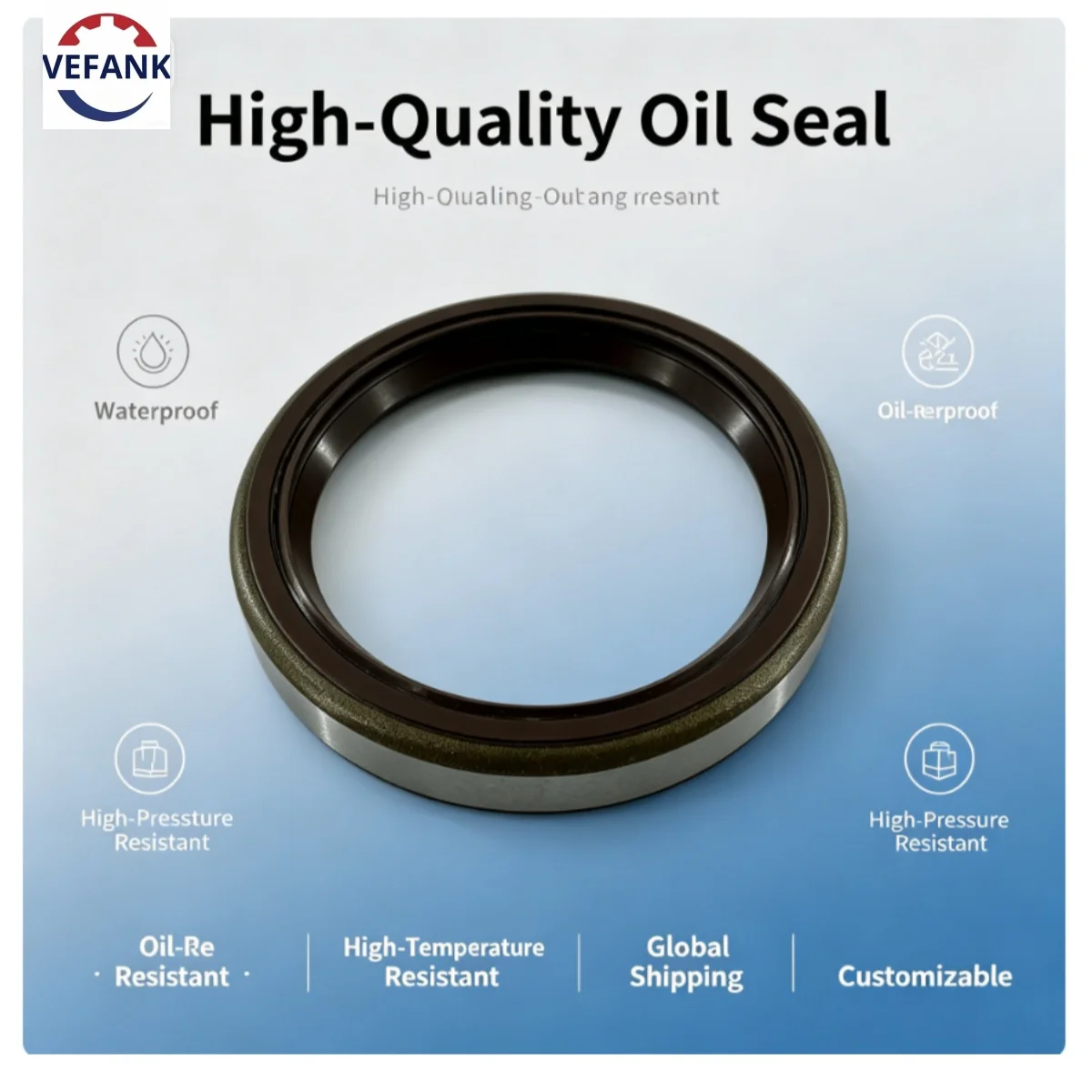 TB 45*54*7 mm, Oil Seal, Made in China, NBR (Nitrile Butadiene Rubber).Brown,Bulk Discounts Available,High-Quality Auto Parts