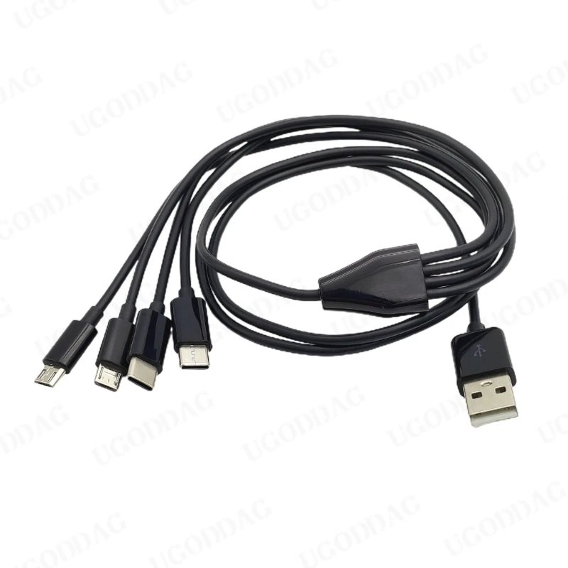 4 w 1 kabel do ładowania Multi USB do Micro USB typu C do ładowania Tablet z funkcją telefonu przewód ładujący kabel splittera ładowarki USB