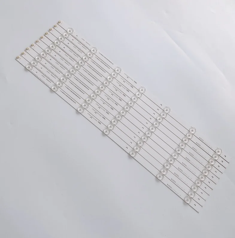 10pcs LED strip for Hisense h55mec3350 H55m3300 H55M3000 55K3300UW 55H8C HD550DU-B52S1 Hisense 55 HD550DU B52 10X7 3030C V0