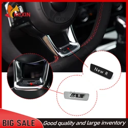 For R New LOGO for 7 Generation MQB R Line Steering Wheel LOGO Emblem Bedge