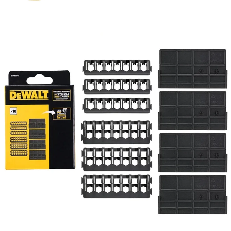 DEWALT Original ใส่ Bundle Pack สําหรับ Tough Case Bit Socket Partition เครื่องมืออุปกรณ์เสริมกล่องเครื่องมืออุปกรณ์เสริม DT70805-QZ