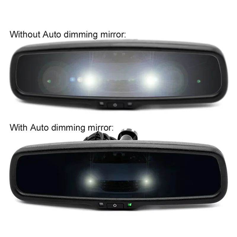 

NEW-Car Rear View Mirror Anti-Glare Auto Dimming Electronic Inner Mirror For Hyundai Kia Ford Toyota