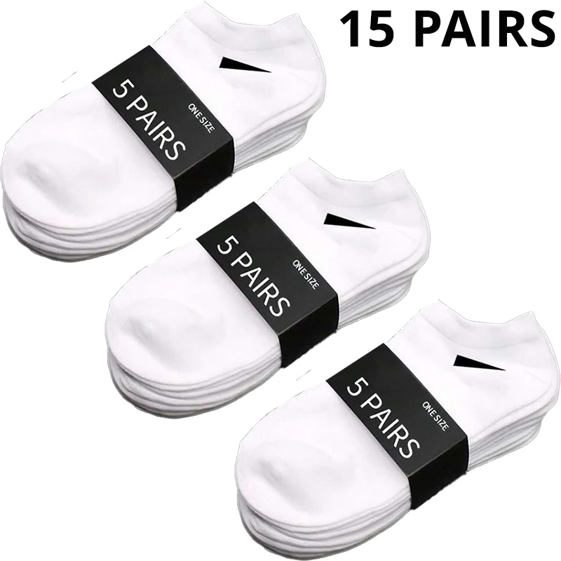 5/10/20/30 paar unisex casual effen kleur bootsokken dun ademend comfortabel anti geur zweetabsorberende enkelsokken voor mannen vrouwen