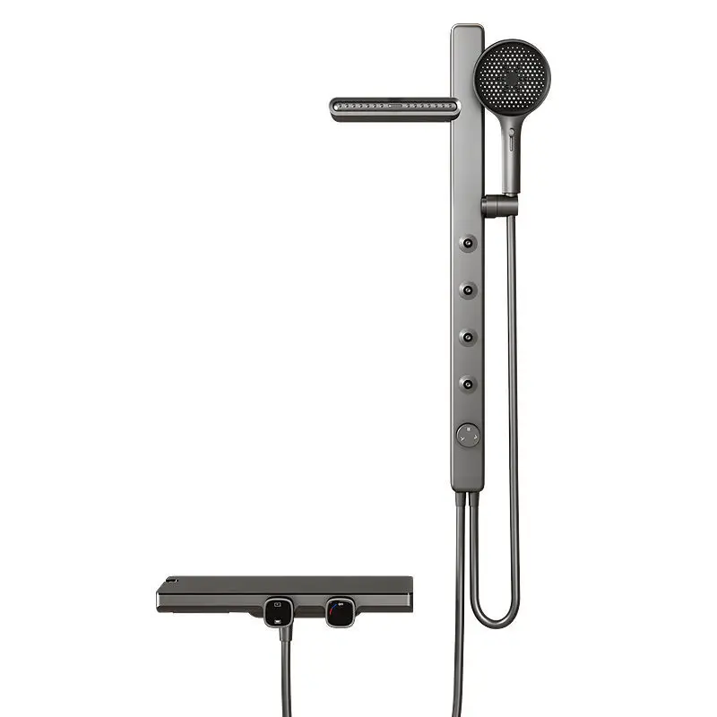 

Roof-free , all-copper shower, simple set, constant temperature split shower, pressurized