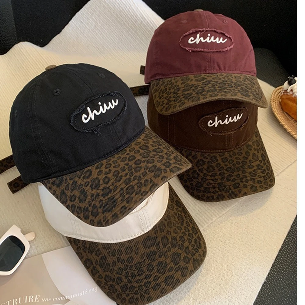 Cotton Baseball Cap Adjustable Curved Brim Cap Soft Crown Cap Vintage Sun Hat For Dating Spring Wear Commuting