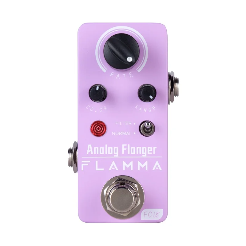 

FLAMMA FC15 Analog Flanger Guitar Effects Pedal Normal and Filer Modes True Bypass Circuit