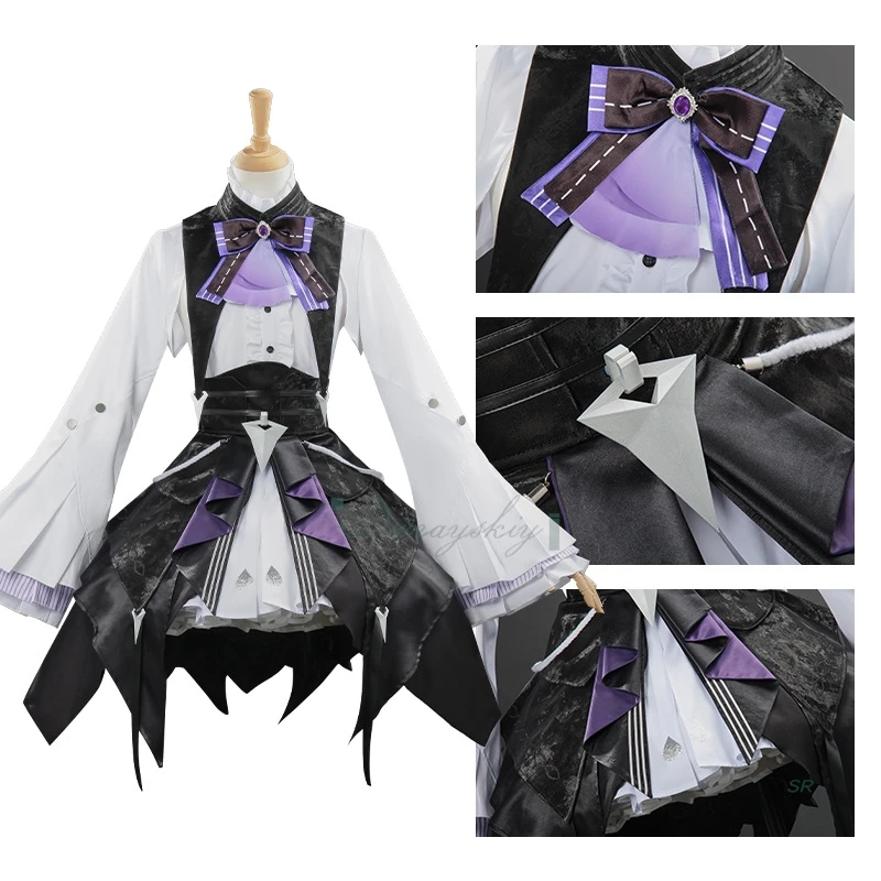 

Game ZZZ Vivian Banshee Cosplay disfraz Zenless Zone Zero Wig Lolita Dress Full Set Halloween Party Clothing For Woman Carnival