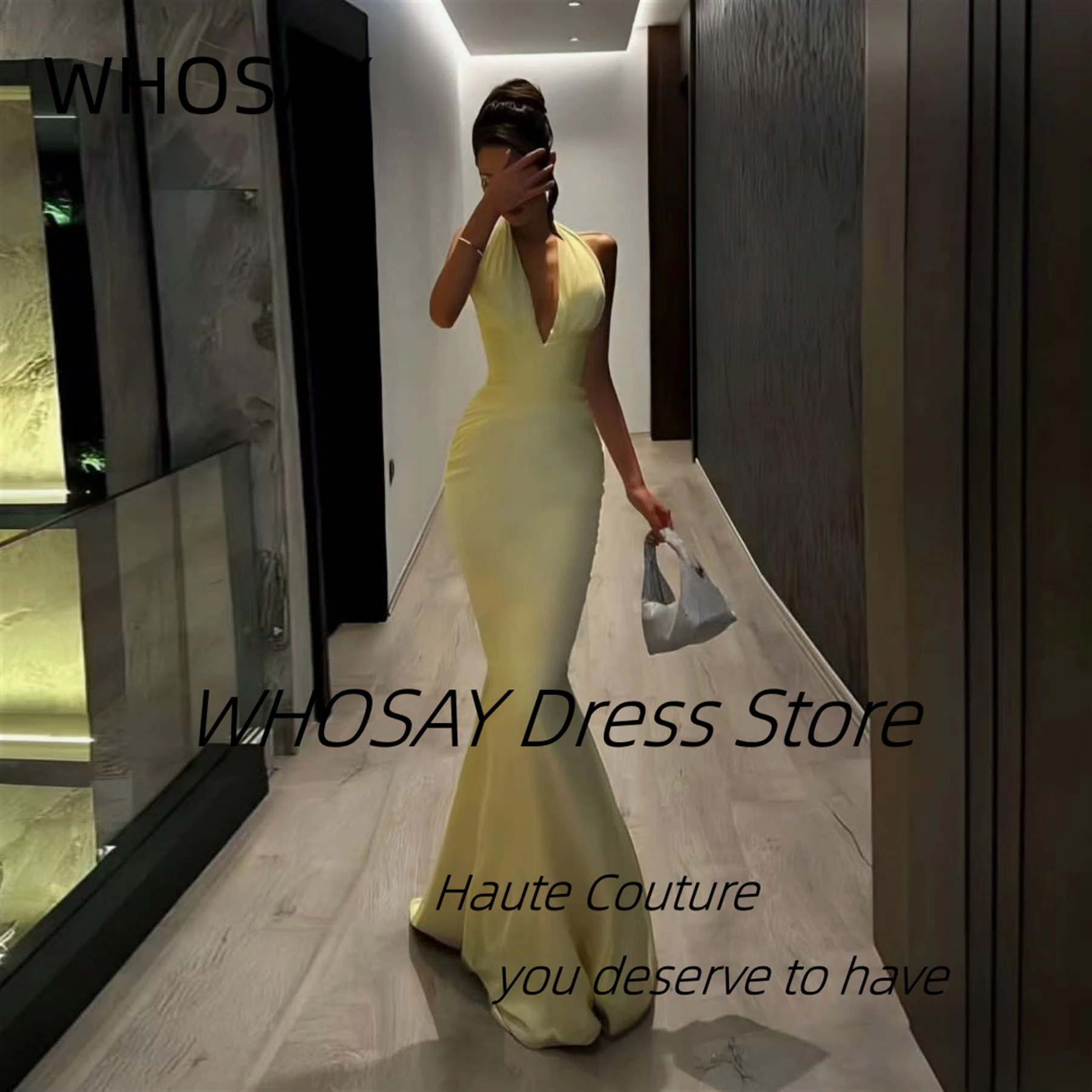 لماذا فساتين لحضور الحفلات الموسيقية الرسن الخامس الرقبة فستان خاص لحفلات الزفاف مثير عارية الذراعين رداء دي كوكتيل مساء رداء حفلات مخصص