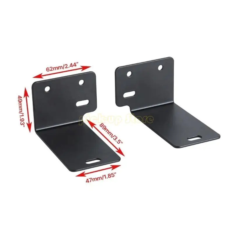 Q5WA Soundbar Wall Mount Universal Bar Bar Brackets تعمل مع معظم أشرطة الصوت التثبيت القابلة للإزالة
