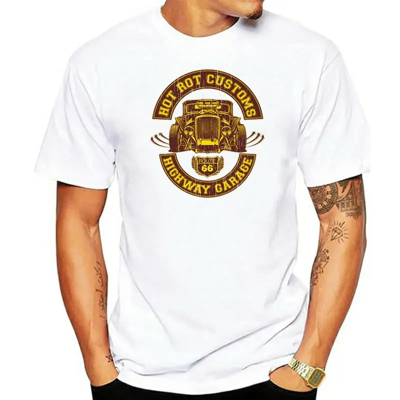 Camisa- Hot Rod Garage - Camiseta Ee.Uu. Muscle Car V8 Big Block Schrauber S-Xxl Present Casual Tee Shirt