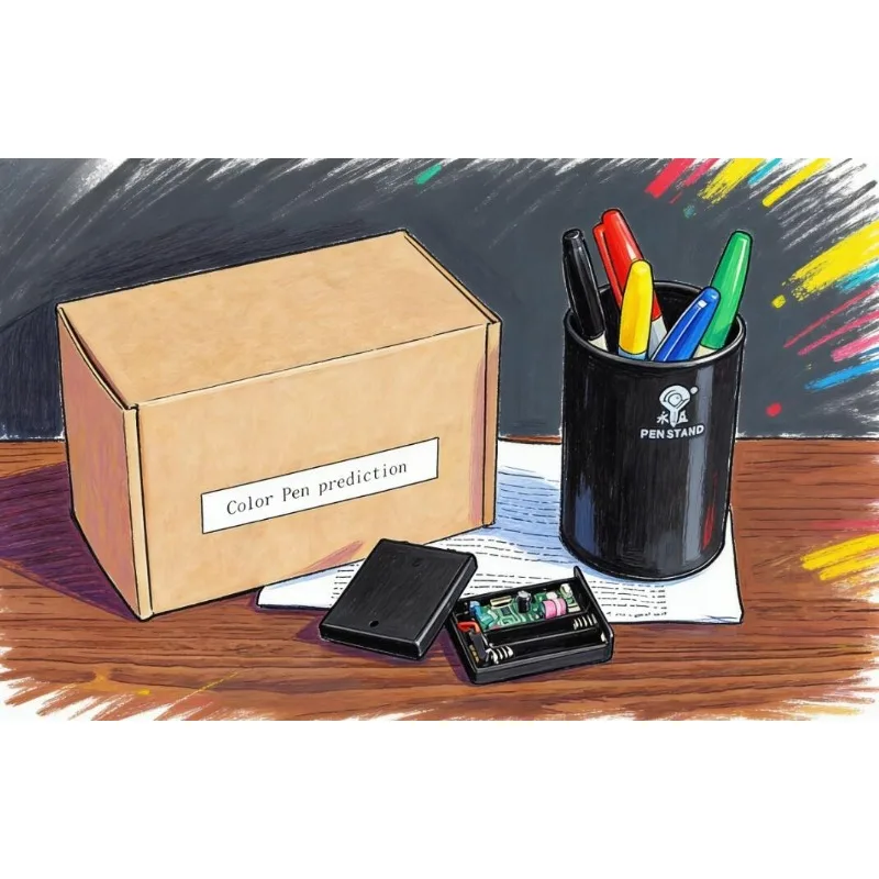 

Color Pen Prediction (Plastic Pen Holder) Professional Magicians Stage Gimmick Illusions Accessories Mentalism Magic Tricks