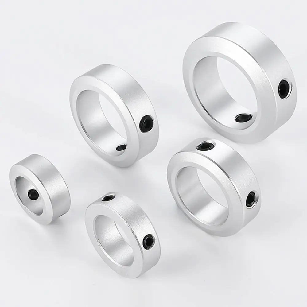 1Pcs Aluminum Alloy Fixed Locking Limit Ring Stop Screw Type Retainer Locator Shaft Collar with Screws 6-30mm Diameter