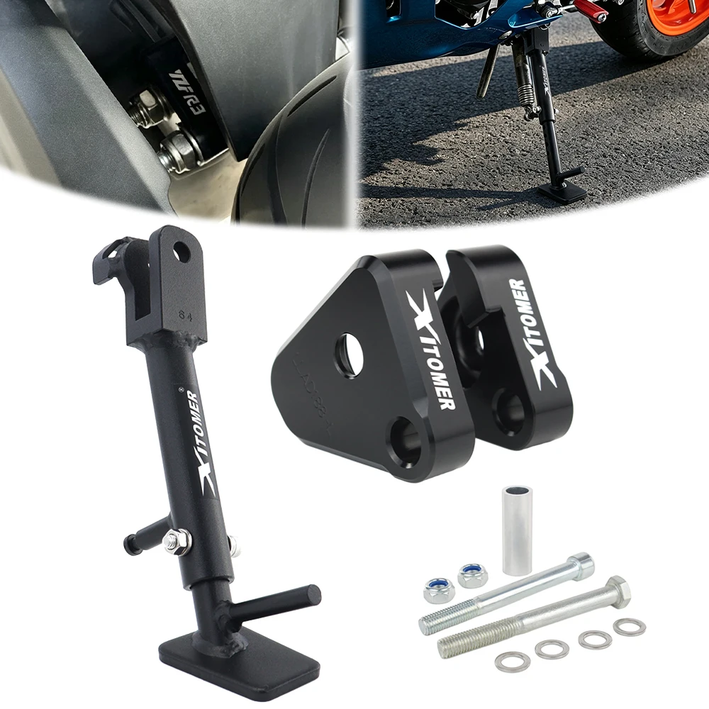 Kickstand Adjustable - Motorcycle Adjustable Kickstand Side Stand &