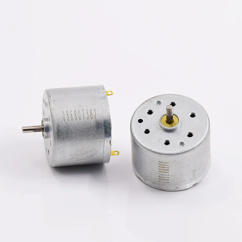 RF-310 Mini Round 24mm Electric Motor DC 5V 6V 9V 12V 8300RPM Micro Mute Spindle Motor DIY Hobby Toy Sweeper Fan Home Appliance