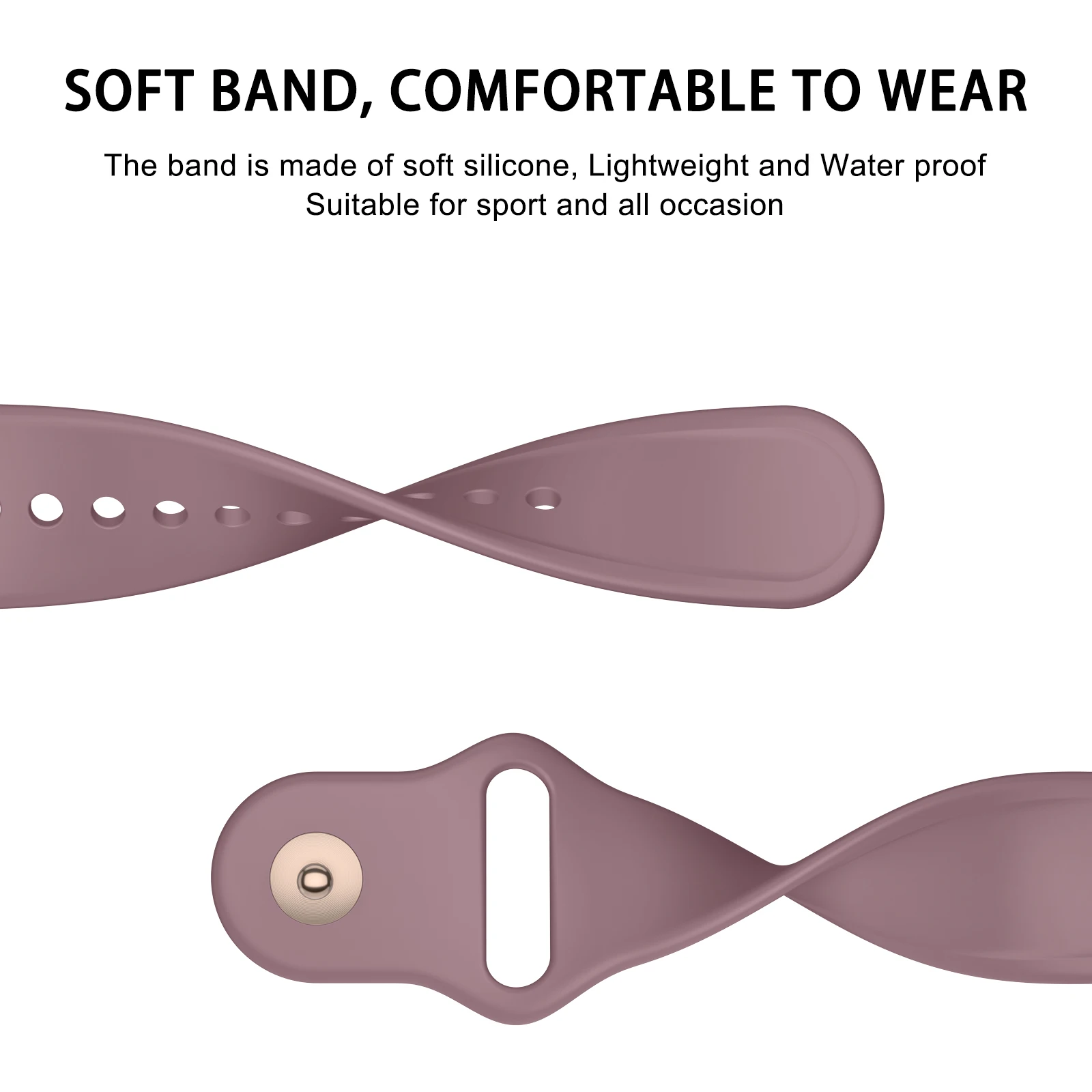 Correa de silicona suave para reloj Fitbit Charge 5, pulsera ajustable, repuesto de bucle