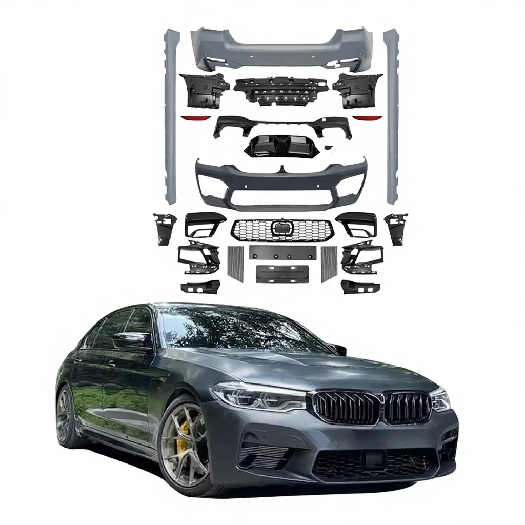 G30 G38 525i 530i 540i Car Parts Auto Full Bodykit Upgrade for BMW G302018-2021 M5 Facelif Body Kit Car Bumpers
