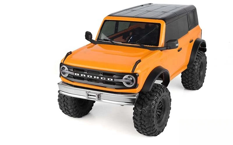 Retro aluminiowy zderzak przedni do Traxxas TRX4 2021 Bronco 1/10 samochód Rock clawler zdalnie sterowany samochodu ciężarowego RC opcja część