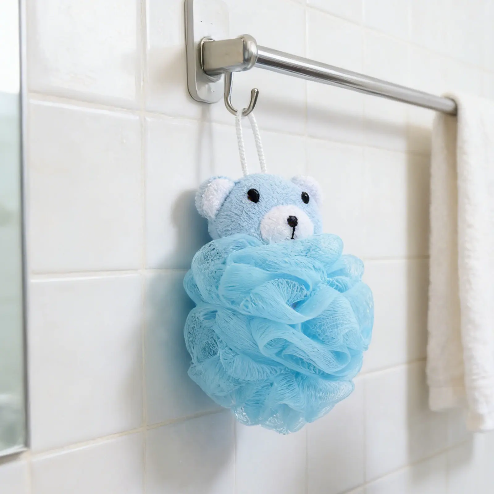 

4Pcs Cartoon Bath Loofah Sponge Animal Design for Kids Smooth Deep Cleansing Body Scrub Infant Washing Tools Newborn Bath Towel