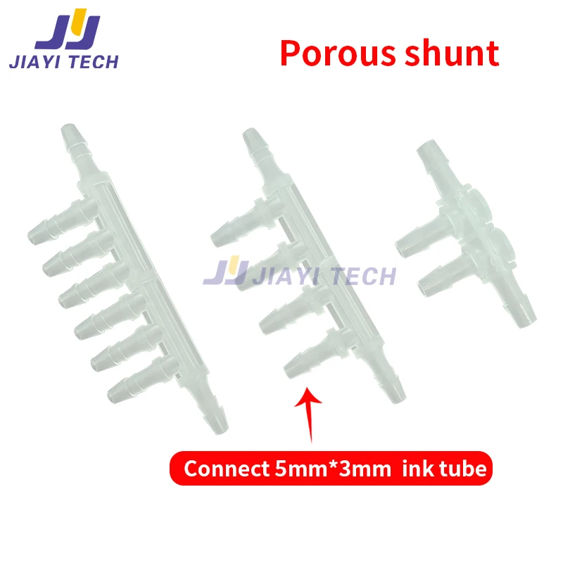 

10Pcs Ink Tube Connector Pipeline Hose Circulation Splitter for Large Format Printer Damper Connector CISS Tool