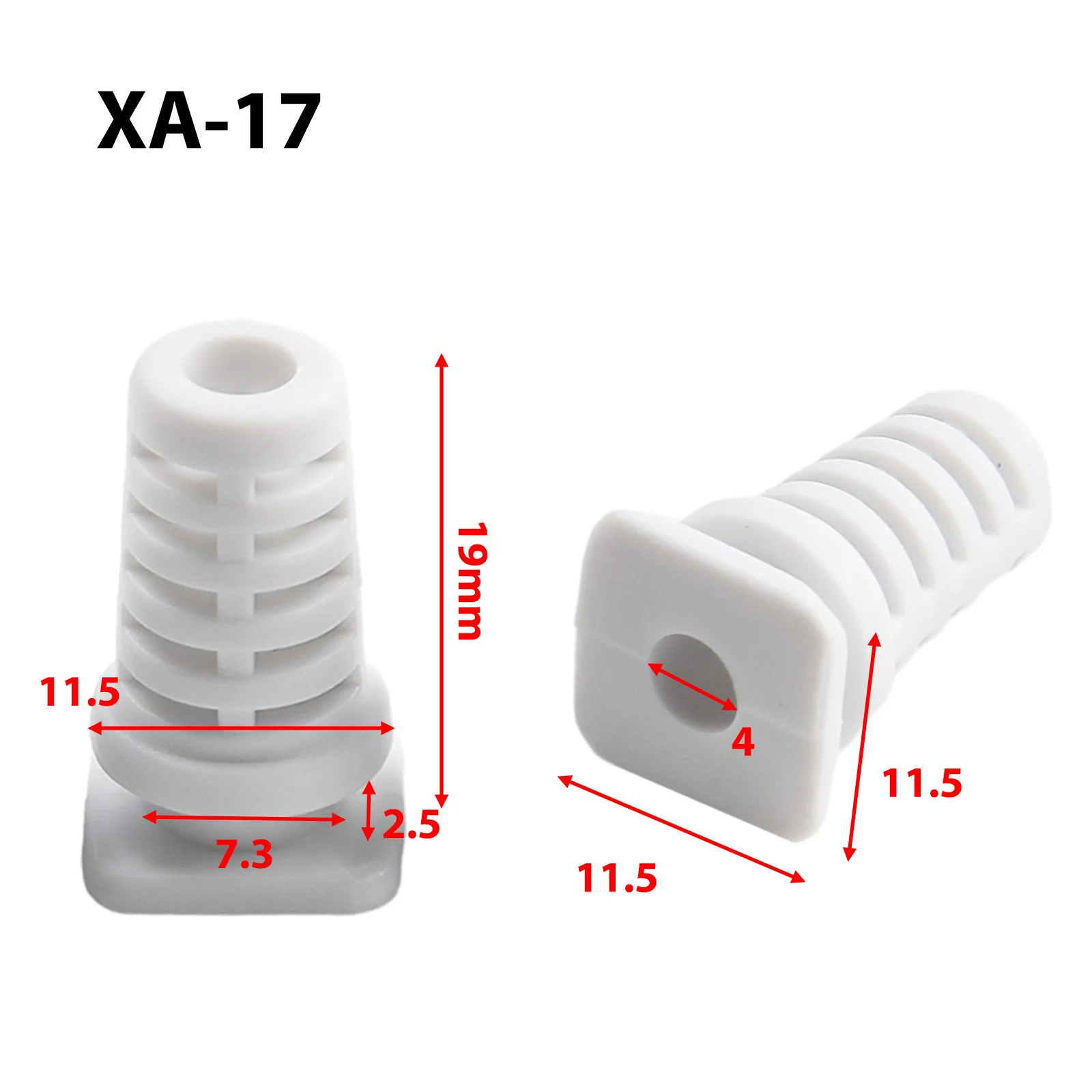 Rubber Strain Relief Cable Gland Connector for Power Tool Cord Protection and Wire Control in Electrical Applications