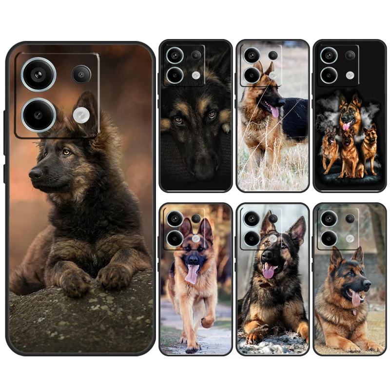 German Shepherd Dog Case For Xiaomi Redmi Note 13 12 11 10 9 8 Pro 12S 11S 10S 9S 10A 9C 10C 12C 13C Back Cover