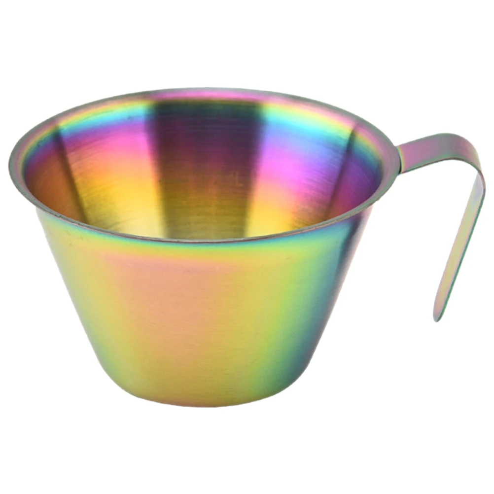 

Stainless Steel Measuring Cup Espresso Coffee Shot Cup Small Extraction Coffee Making Tool Scale Design Metal Pouring