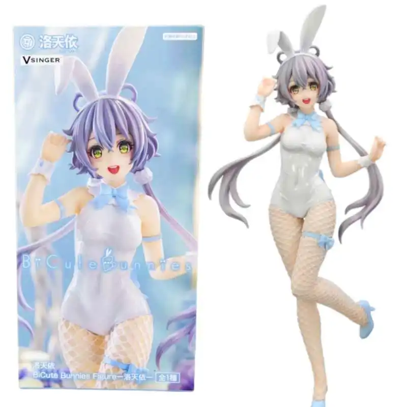 

FuRyu BiCute Bunnies Action Figure Luo Tianyi Vsinger Virtual Idol PVC Collectible Model Toy for Anime Christmas And Fans Gifts