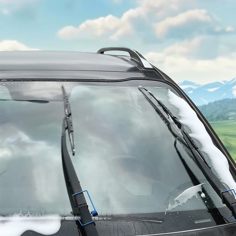2Pcs Universal Wiper Blade Pressure Enhancer – Spring Steel Refit Strip for Better Windshield Contact,Reduces Skipping&Streaking