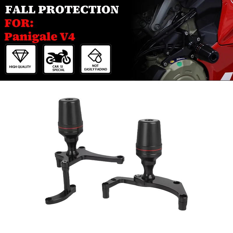 

Motorcycle Engine Frame Slider Anti Crash Pad Fairing Guard Protector For DUCATI Panigale V4/V4S 2025 2026 Falling Protection