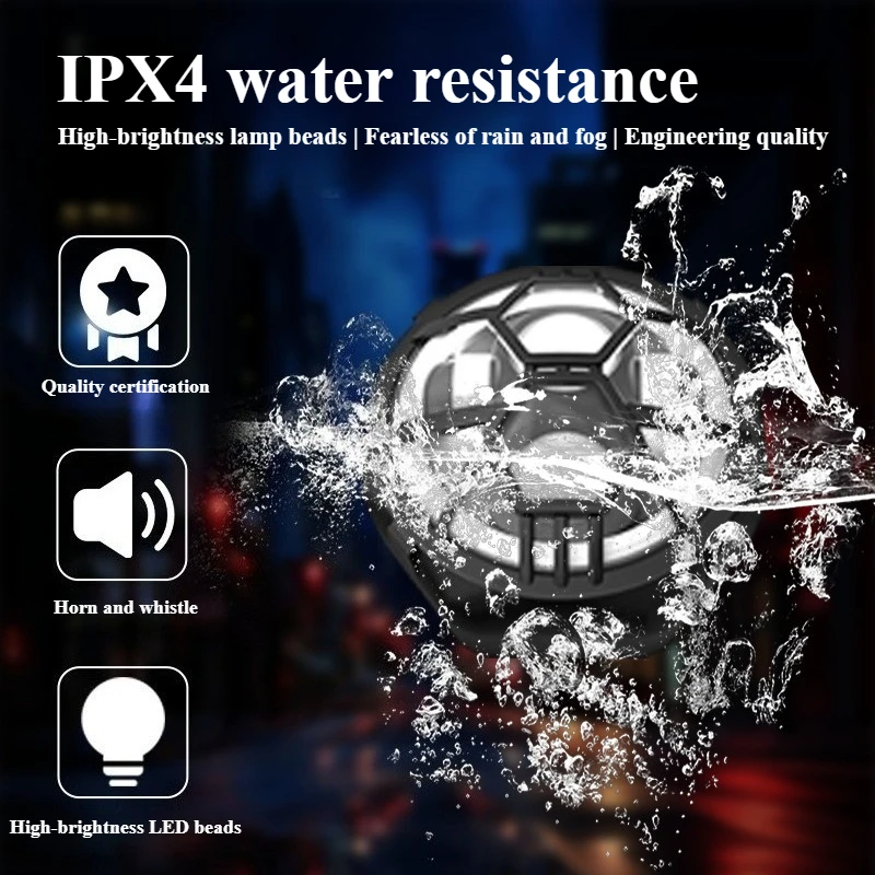 مصباح أمامي LED عالي السطوع مقاوم للماء - شعاع الاختراق للدراجات الإلكترونية والدراجات النارية على الطرق الوعرة والدراجات الكهربائية الثلجية #3