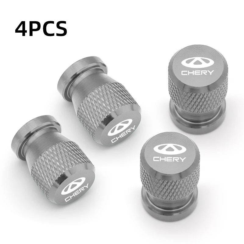 4pcs Aluminum Car Wheel Tire Valve Cap Covers For Chery Tiggo 4 5 3 7 Pro 8 PLUS 2023 T11 5X Amulet Fora Arrizo Car Accessories